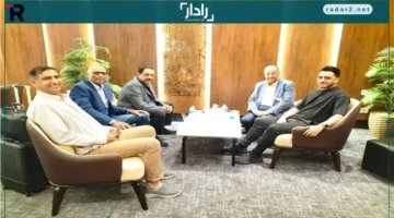 استقبال بارز.. سيف حامد وأشرف فرحات يُرحبان برئيس الاتحاد الدولي للهوكي خلال بطولة الأمم الأفريقية